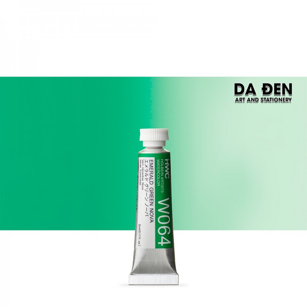 Màu Nước Holbein Artist 5ml : EMERALD GREEN NOVA W064 - B