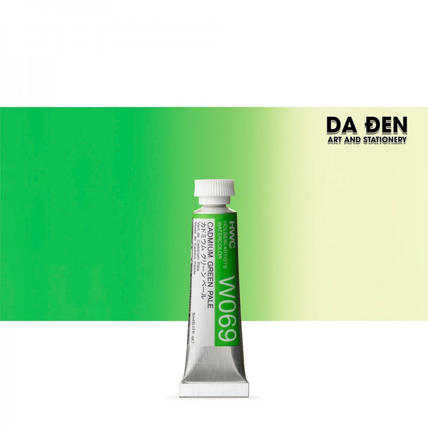 Màu Nước Holbein Artist 5ml : CADMIUM GREEN PALE W069 - C