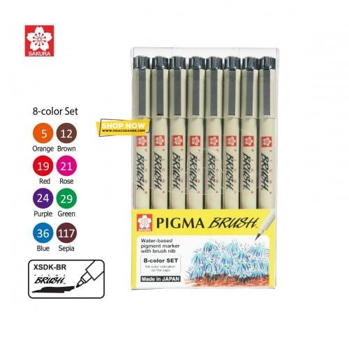 Bộ Full Nét Bút Line MICRON SAKURA Chính Hãng