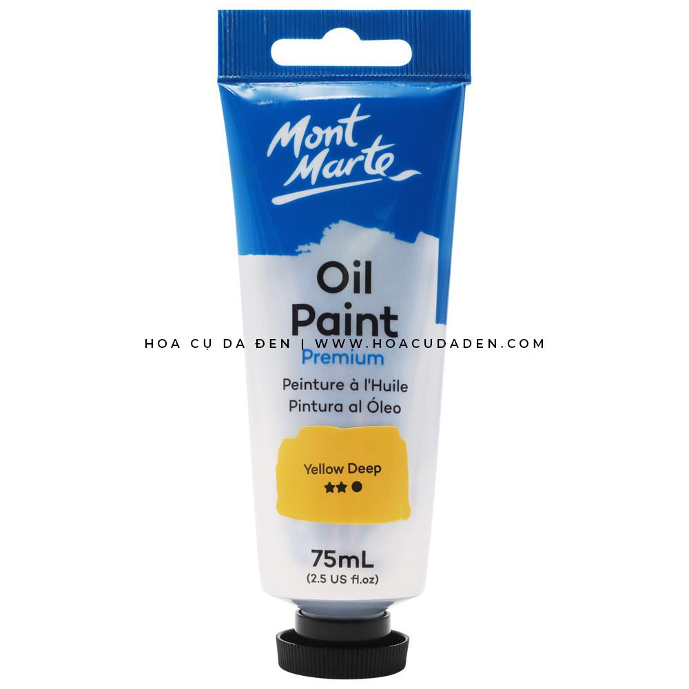 [DA ĐEN] Màu Sơn Dầu - Oil Mont Marte | Tube 75ml