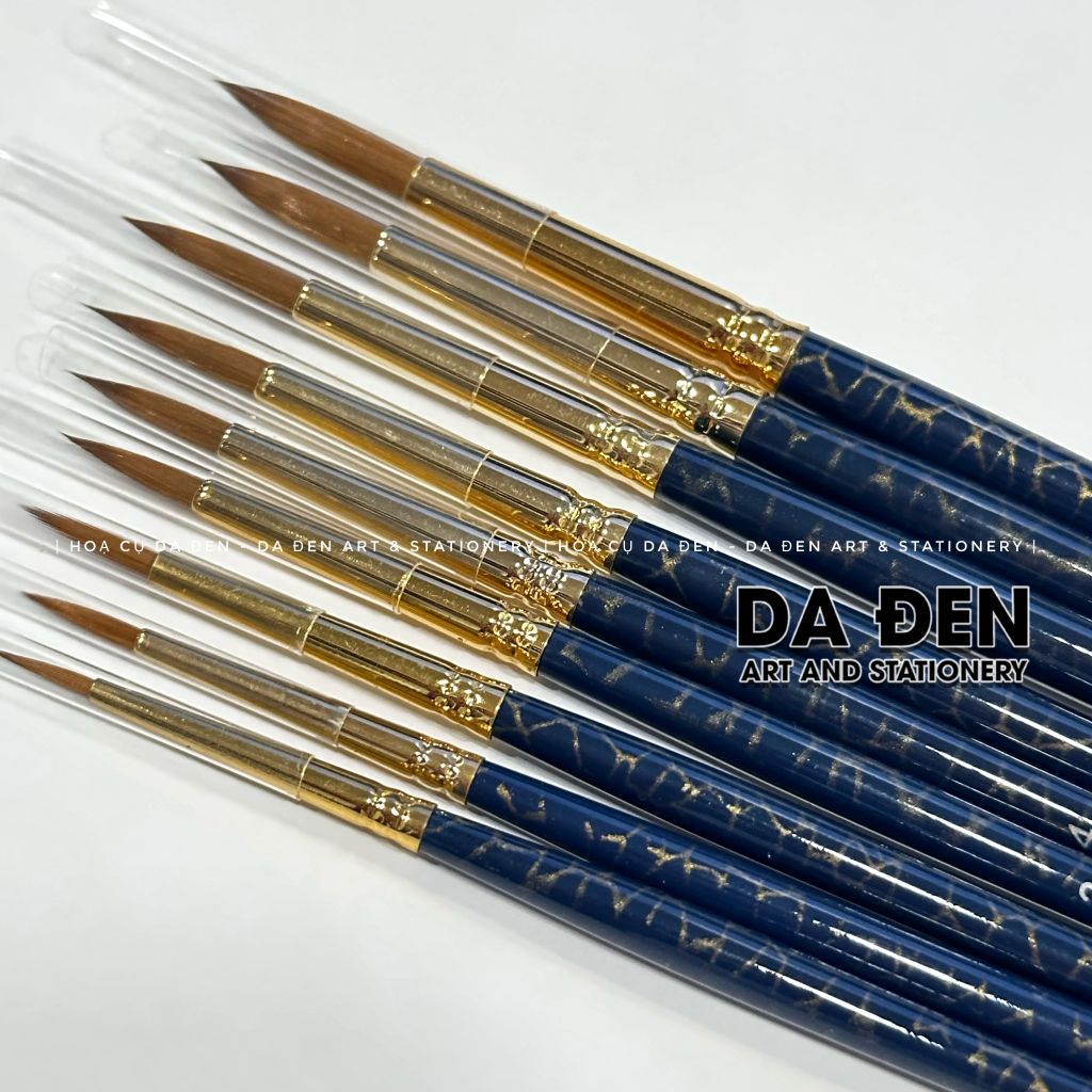 Cọ Vẽ Hand Đầu Tròn Thân Xanh ZBR