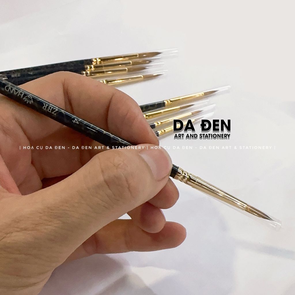 Cọ Vẽ Hand Đầu Tròn Thân Xanh ZBR