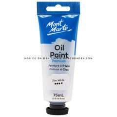 [DA ĐEN] Màu Sơn Dầu - Oil Mont Marte | Tube 75ml