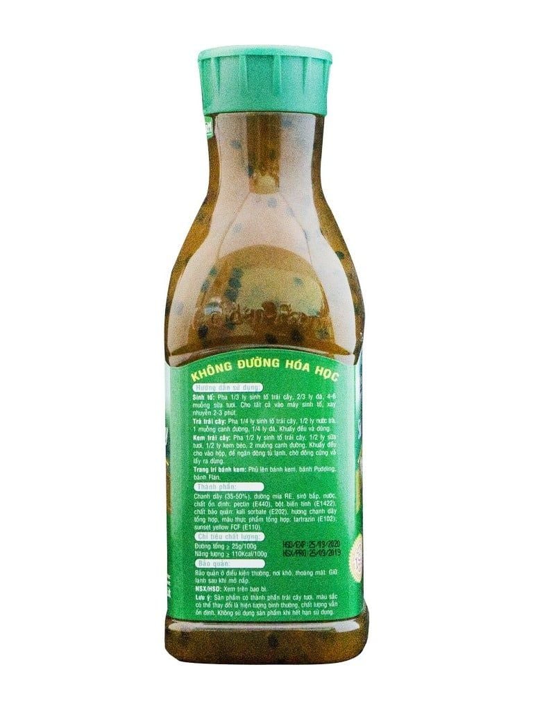  Sinh tố Golden Farm chanh dây 