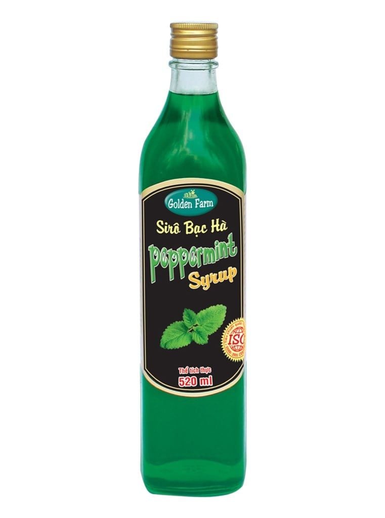 Sirô Golden Farm Bạc Hà 520 ml