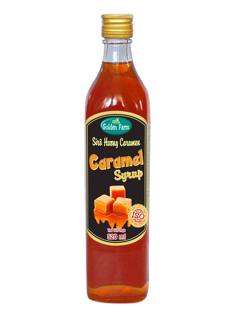  Sirô Golden Farm Caramel 520 ml 