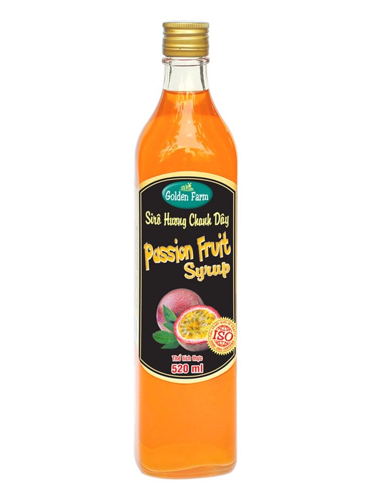  Sirô Golden Farm Chanh Dây 520 ml 