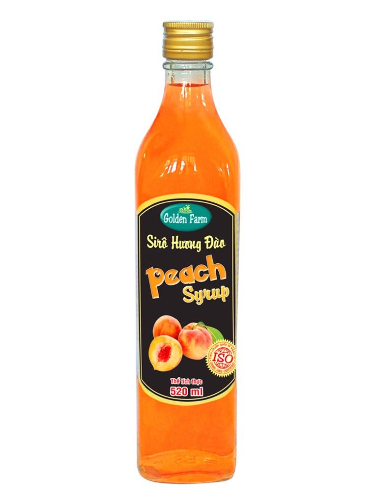  Sirô Golden Farm Đào 520 ml 