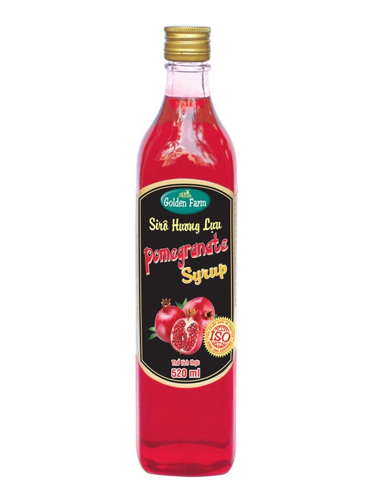  Sirô Golden Farm Lựu 520 ml 