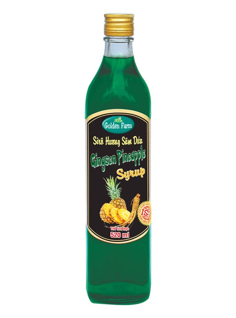  Sirô Golden Farm Sâm Dứa 520 ml 