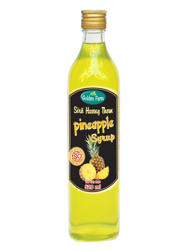  Sirô Golden Farm Thơm 520 ml 