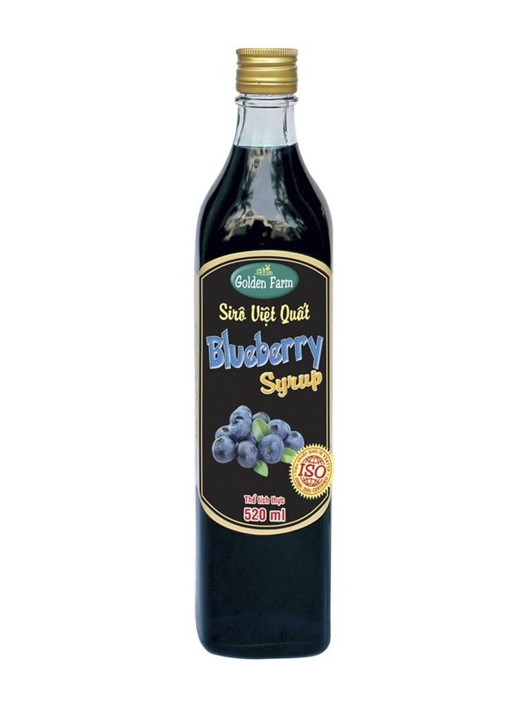  Sirô Golden Farm Việt Quất 520 ml 