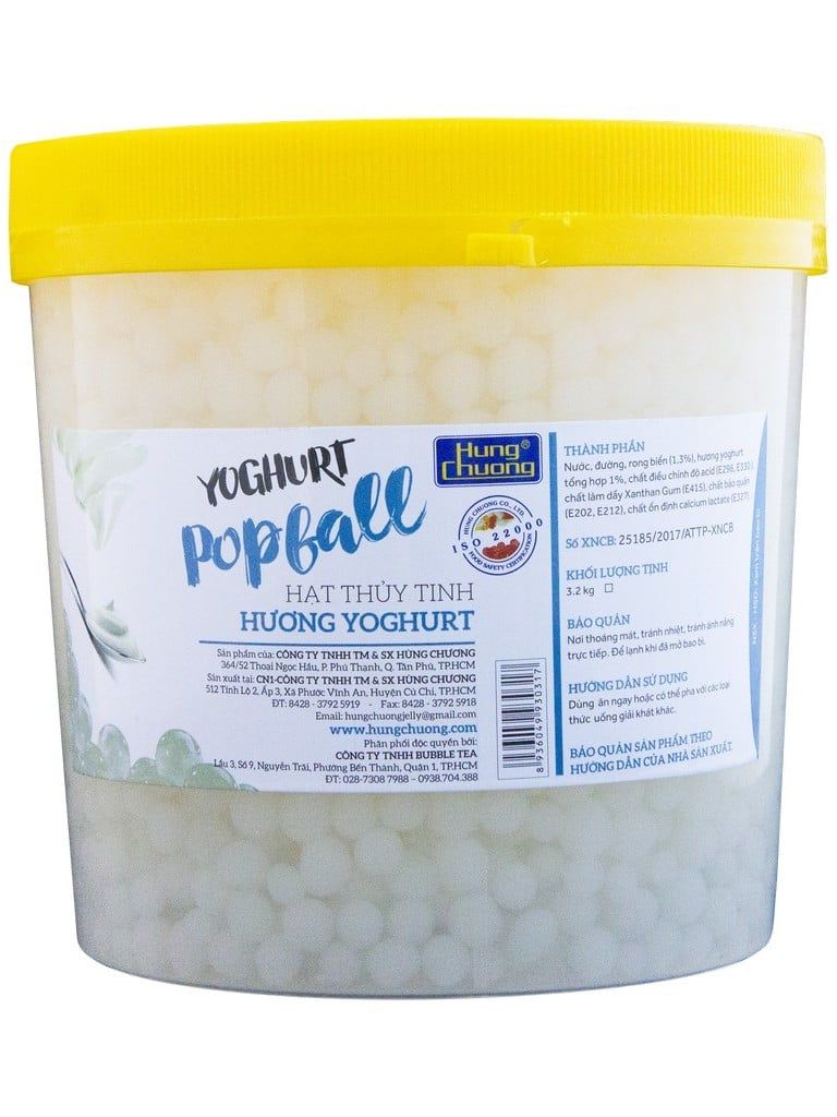  Thủy tinh Hùng Chương yogurt 3.2 kg 