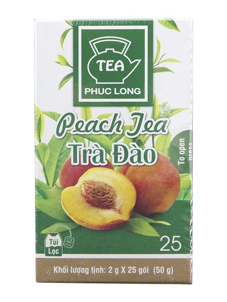  Trà túi lọc Phúc Long Trà đào 