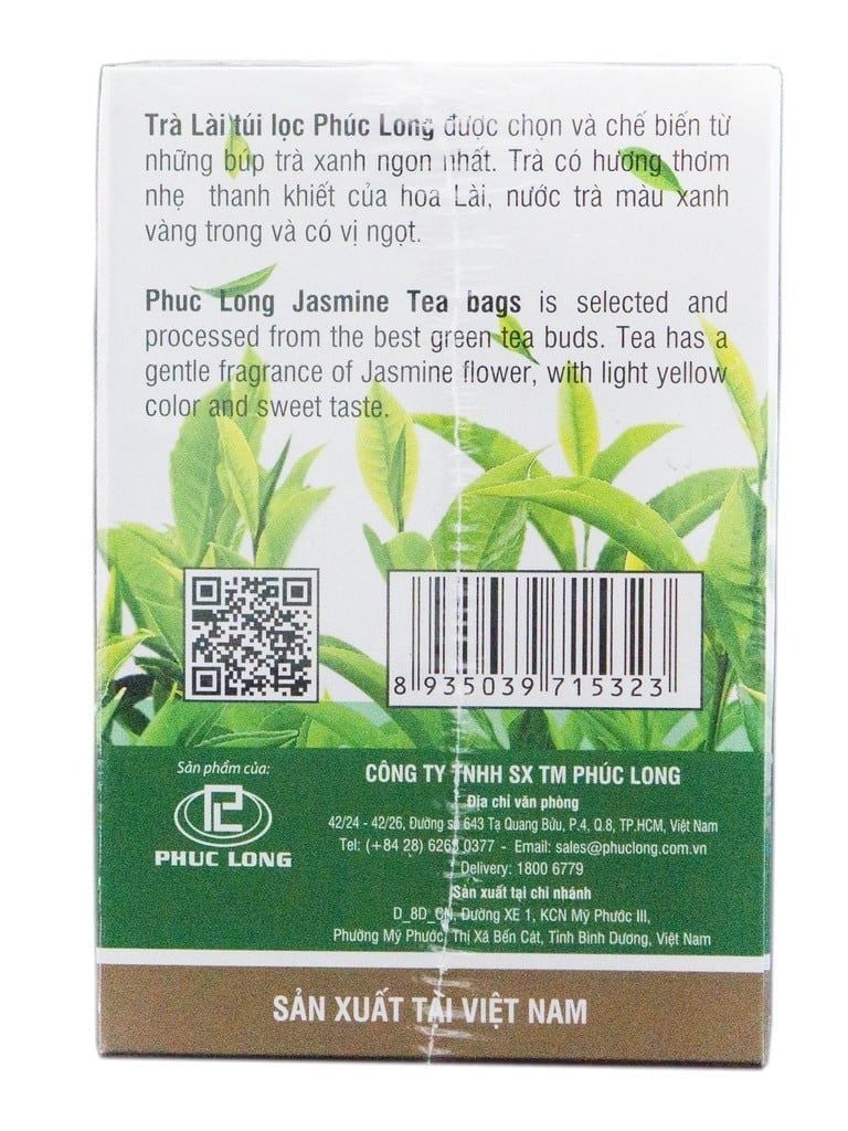  Trà túi lọc Phúc Long vị hoa lài 