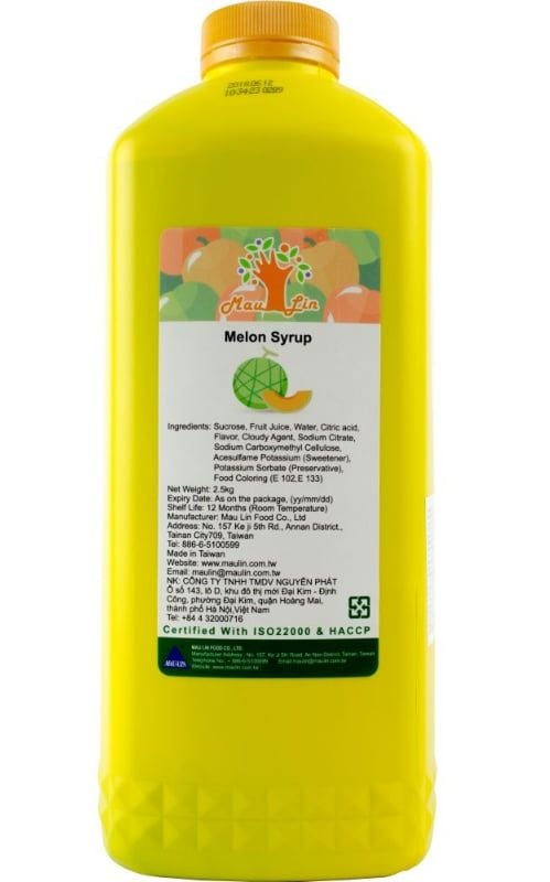  Sirô Maulin Dưa Lưới 2.5 kg 