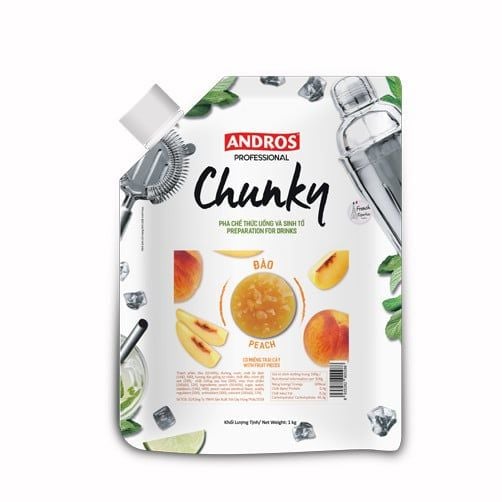  Mứt trái cây Chunky Andros Đào 