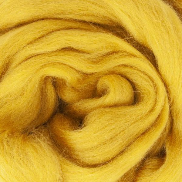  Lông cừu chải mượt thành lọn dài | Yellow set | South American Merino Wool roving 27 microns | MEANINGFUL CRAFTS 