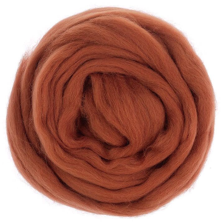  Lông cừu chải mượt thành lọn dài | Red set | European Merino Wool roving 28 microns | MEANINGFUL CRAFTS 