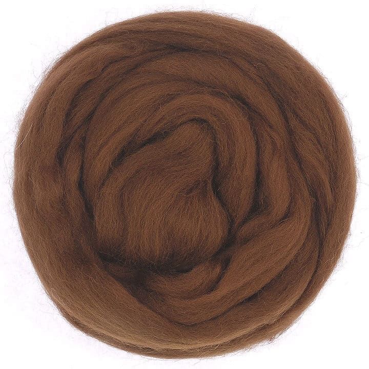  Lông cừu chải mượt thành lọn dài | Brown set | European Merino Wool roving 28 microns | MEANINGFUL CRAFTS 