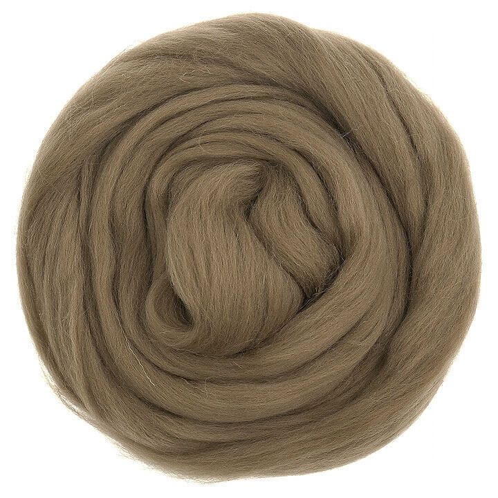  Lông cừu chải mượt thành lọn dài | Brown set | European Merino Wool roving 28 microns | MEANINGFUL CRAFTS 