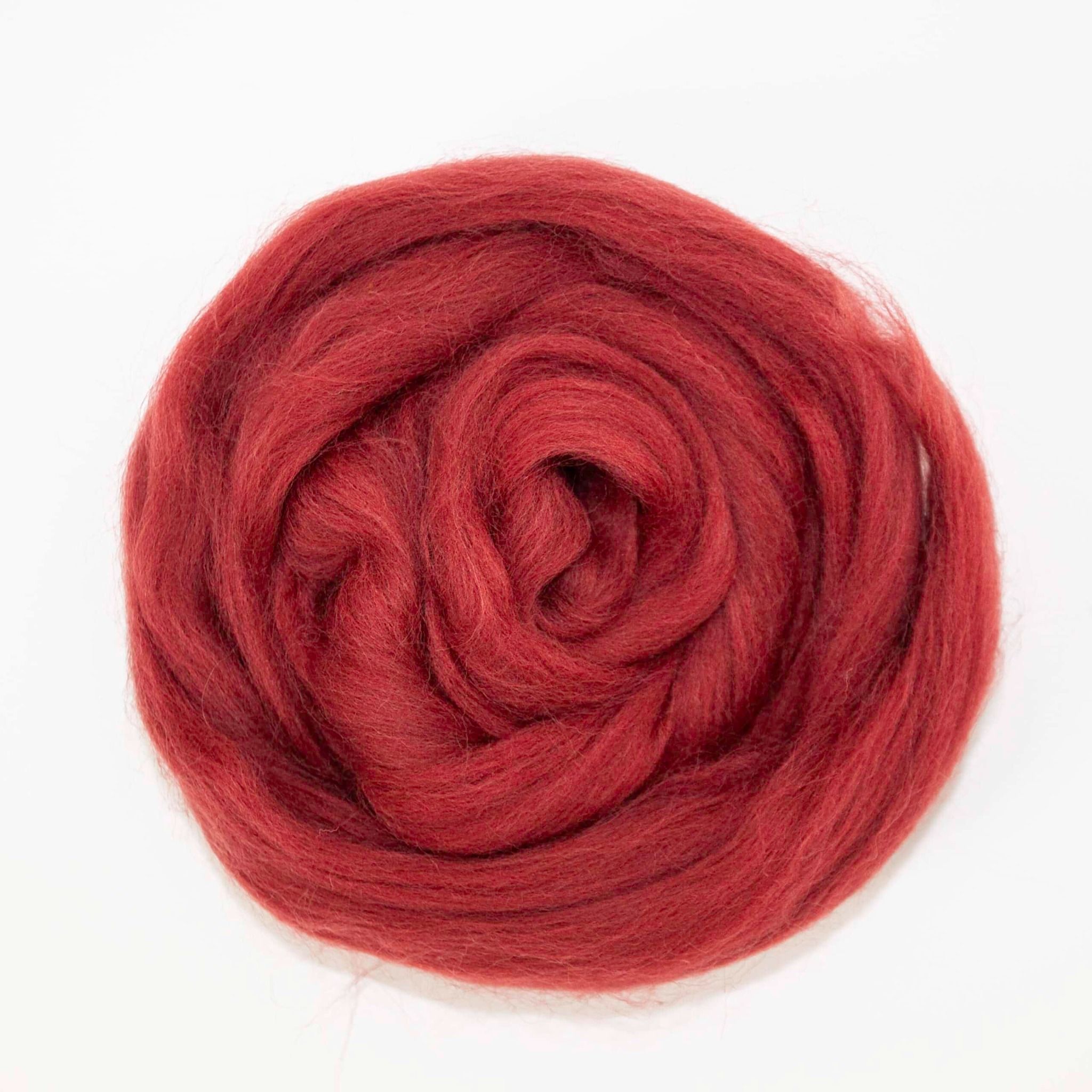  Lông cừu chải mượt thành lọn dài | Red set | European Merino Wool roving 28 microns | MEANINGFUL CRAFTS 