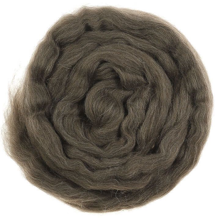  Lông cừu chải mượt thành lọn dài | Brown set | European Merino Wool roving 28 microns | MEANINGFUL CRAFTS 