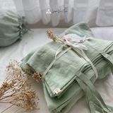  Bedding Linen Pháp Mint | European Flax Bedding | CHOI SEWING 