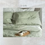  Bedding Linen Pháp Mint | European Flax Bedding | CHOI SEWING 