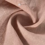  Bedding Linen Pháp Salmon Pink | European Flax Bedding | CHOI SEWING 