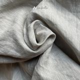  Bedding Linen Pháp Grey | European Flax Bedding | CHOI SEWING 