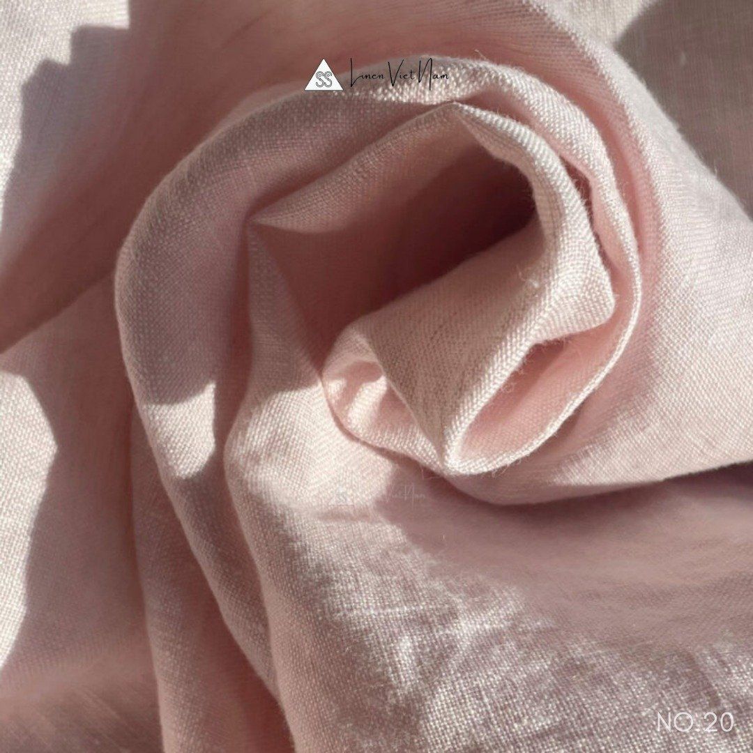  Bedding Linen Pháp Pastel Pink | European Flax Bedding | CHOI SEWING 