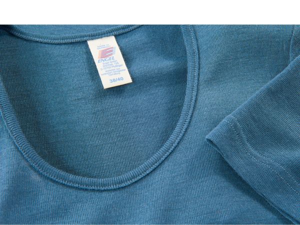  ENGEL Áo ngắn tay phụ nữ 70% Merino wool 30% Silk Atlantic 