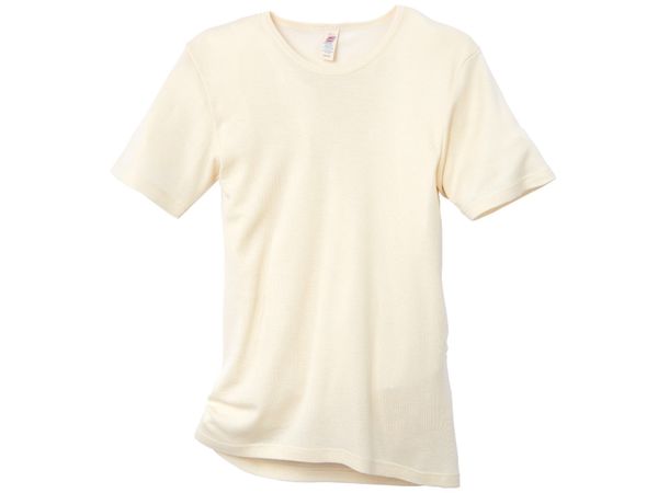  ENGEL Áo ngắn tay unisex 100% Merino wool Natural 