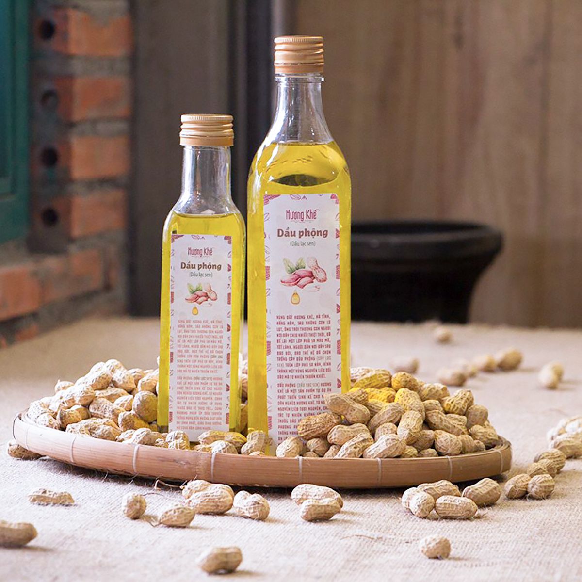  Dầu phộng Hương Khê nguyên chất | Peanut oil | ONE4ONE 