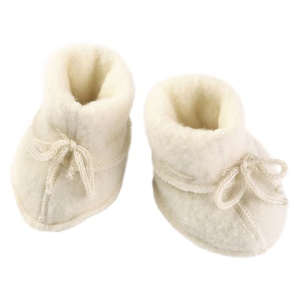  ENGEL Booties cho bé 100% Merino wool Natural 