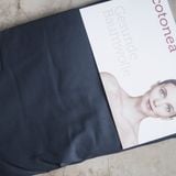  [ORDER] COTONEA Drap cotton bọc nệm dệt kiểu linen 120x200 cm 