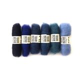  Lông cừu chải thô mini set 6x2g | Bheda carded wool | MEANINGFUL CRAFTS 