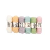  Lông cừu chải thô mini set 6x2g | Bheda carded wool | MEANINGFUL CRAFTS 