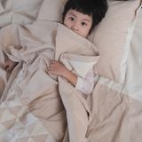  COTONEA Chăn 2 lớp Cotton/Musselin ghép vải màu Pure cotton 