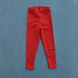  ENGEL Quần legging 100% Merino wool Red melange 