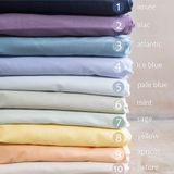  [ORDER] COTONEA Drap cotton bọc nệm dệt kiểu linen 140x200 cm 