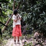  Quần váy đỏ san hô | Coral skirt pants | CHOI SEWING | READY TO SHIP 