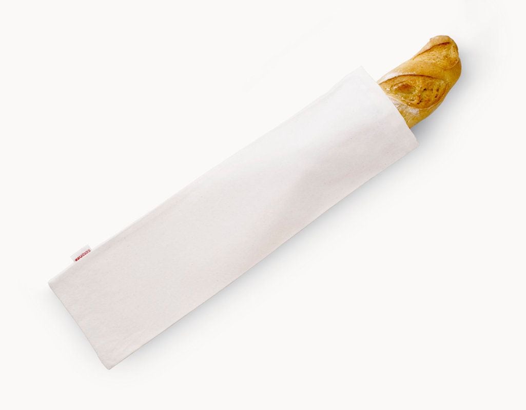  COTONEA Túi vải đựng bánh mì baguette 16x60cm 