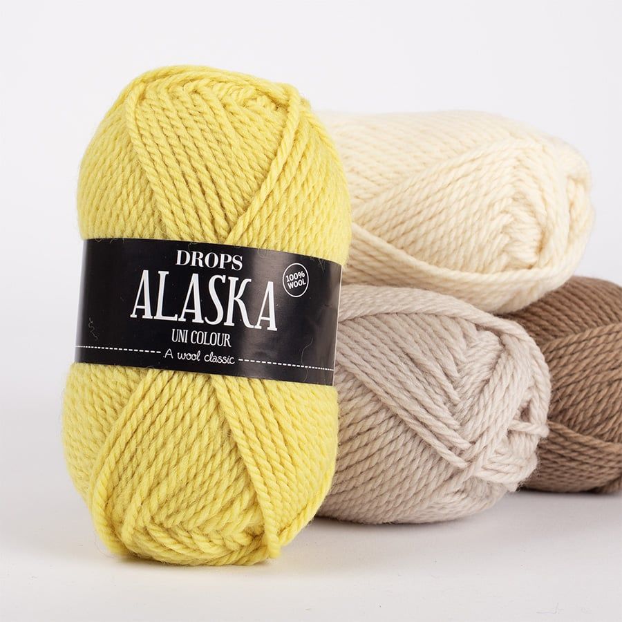  Sợi len lông cừu 50g | Wool yarn | Alaska | DROPS 