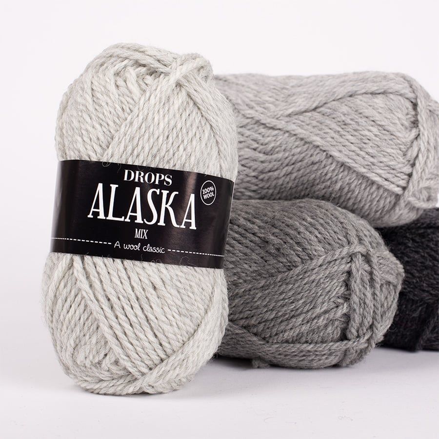  Sợi len lông cừu 50g | Wool yarn | Alaska | DROPS 