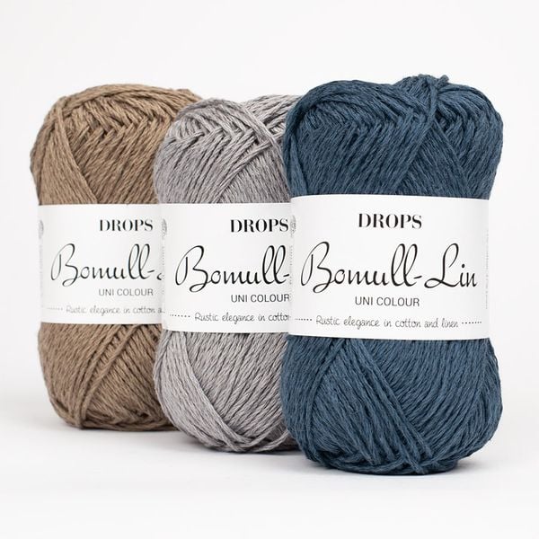  Sợi cotton mix linen 50g | Bomull-lin yarn | Safran | DROPS 