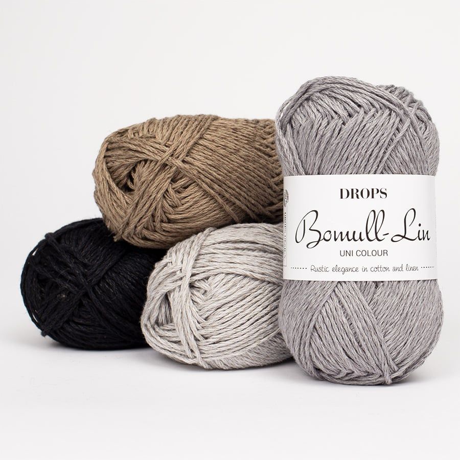  Sợi cotton mix linen 50g | Bomull-lin yarn | Safran | DROPS 