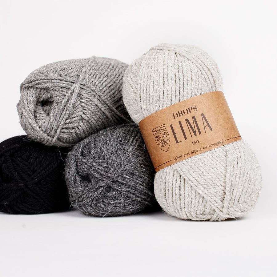  Sợi len lông cừu mix Alpaca 50g | Wool Alpaca yarn | Lima | DROPS 