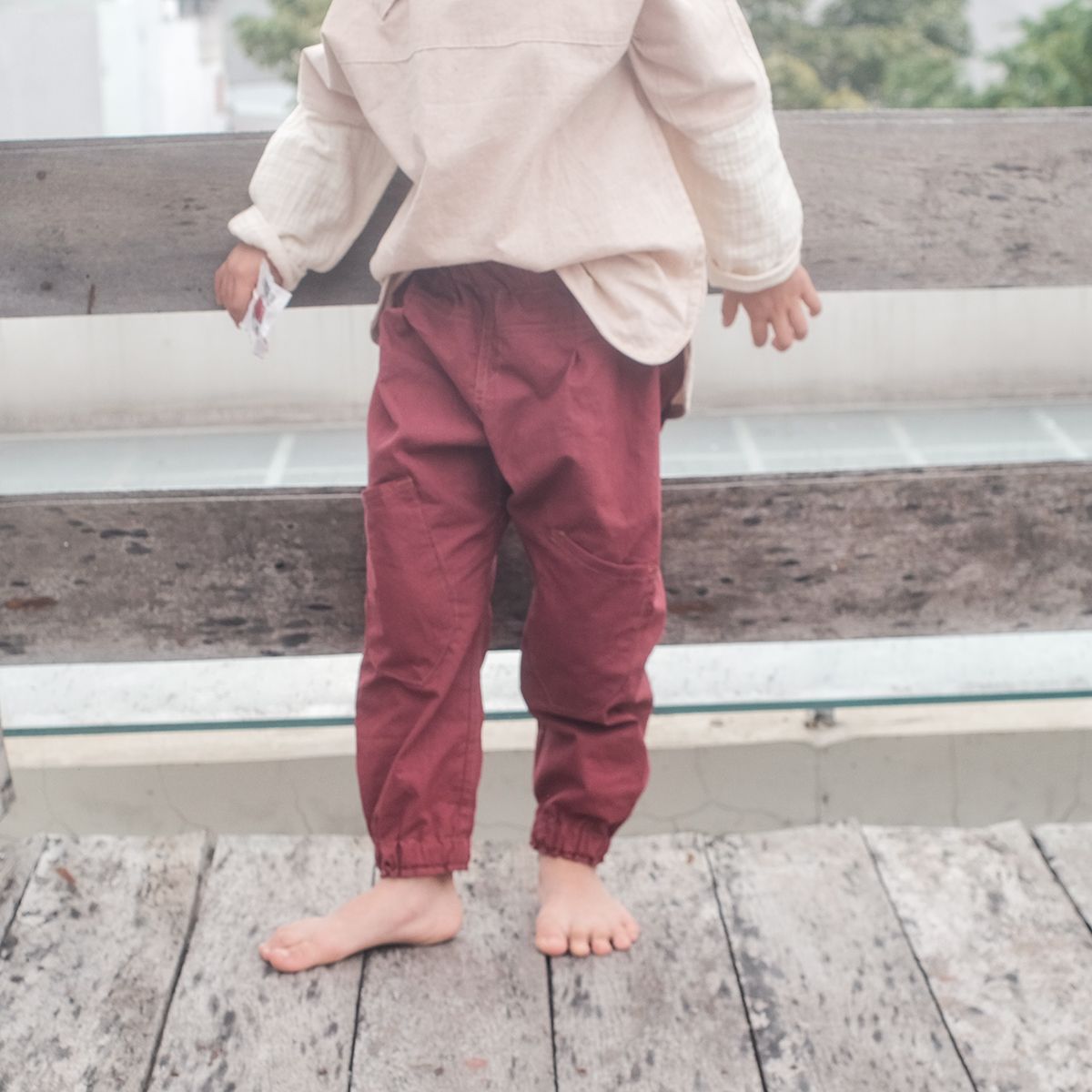  Quần bo gấu | Jogger | Garnet | CHOI SEWING 